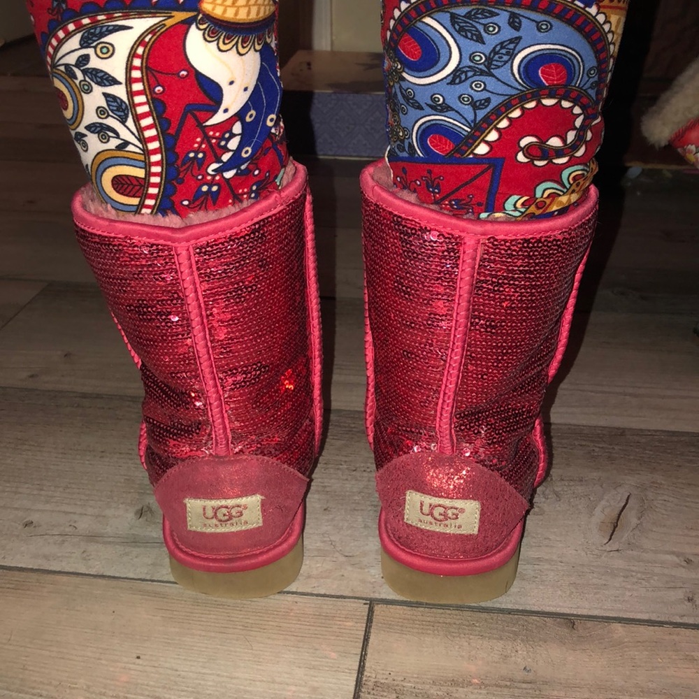 Red Sparkly Uggs